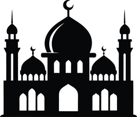 Mosque silhouette