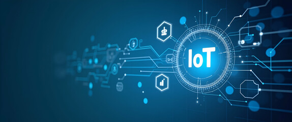 Obraz premium Advanced IoT industry insights report leveraging real time sensor data and connectivity analytics to drive innovative smart solutions and transform digital enterprise operations in Photo Stock Conce