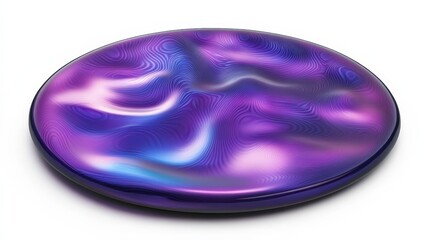 Abstract Colorful Swirl Surface with Smooth Vibrant Texture