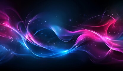 Abstract dynamic swirling vibrant colors