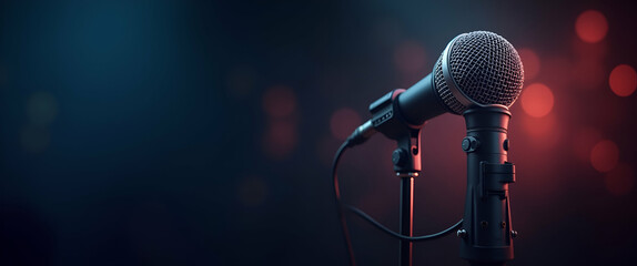 Examine quality Song Contest microphone visuals showcasing innovative sleek design superior audio capture robust build quality and modern styling ideal for premier live event production in  Photo Stoc