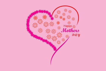 Happy Mothers Day Icon. mother's day vector design.  Vector illustrations. eps10 