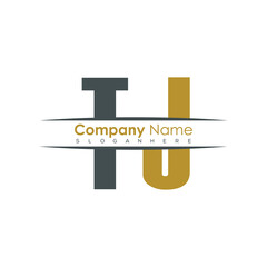 initial monogram letter logo with creative design.