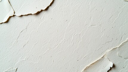 Handmade paper texture background with organic fibers artistic presentation clean environment close-up view