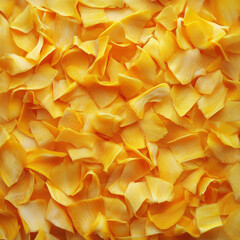 Close-up of yellow potato chips texture background