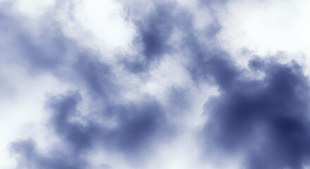 Dramatic Blue and White Cloudy Sky Atmospheric Weather Background Texture