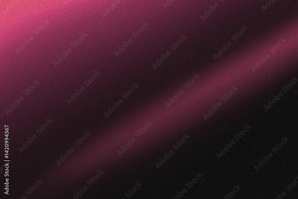 Aufkleber abstract dark pink gradient background with diagonal light beam.
