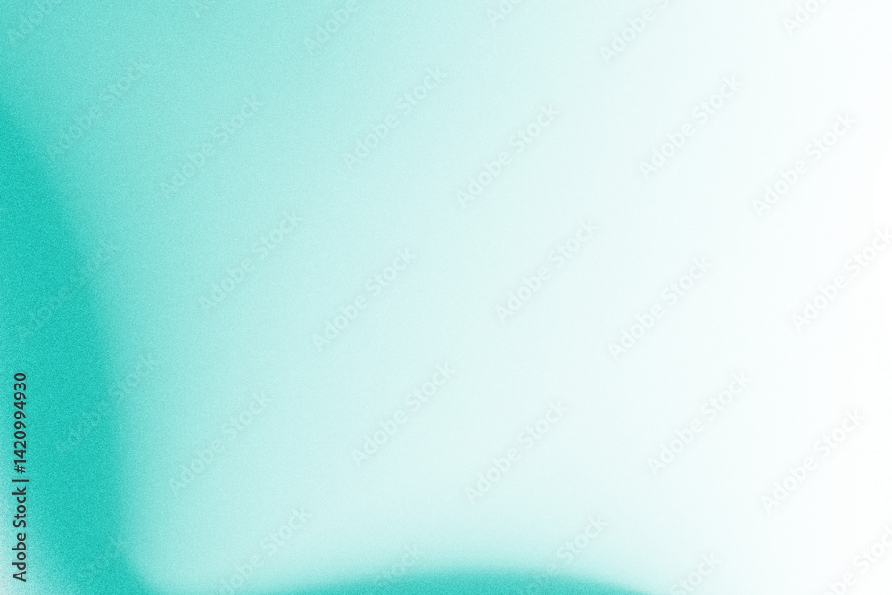 Poster Abstract teal gradient background texture.