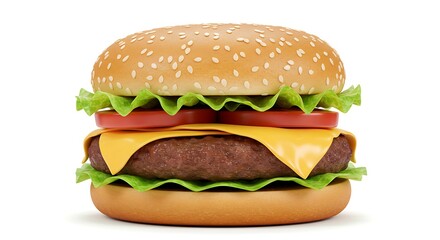 Hamburger with Lettuce