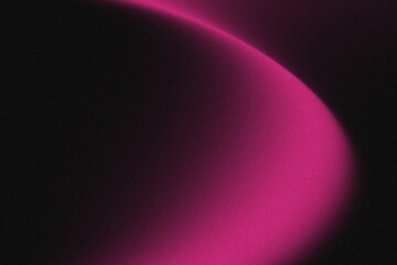 Abstract pink curved light on black background.