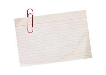 Real notepad with grid line isolated. White grid notepaper journal sticker. A blank sheet of...