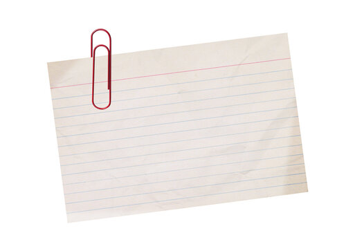 Real notepad with grid line isolated. White grid notepaper journal sticker. A blank sheet of checkered paper. 