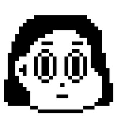 face pixel art