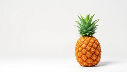Single pineapple, vibrant color