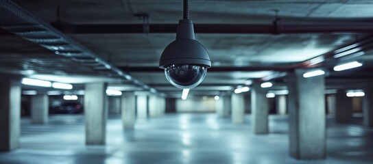 Underground Parking Garage Security Camera