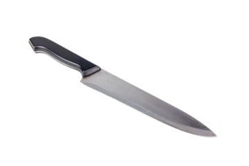 Kitchen knife isolated on a white background.