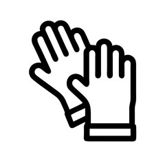 Protective Gloves for Meat Handling Icon Design