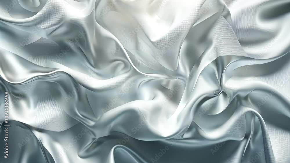 Fototapete Abstract grey background with lens flares and waves creating a tranquil visual atmosphere, Abstract grey background with lens flares and waves VJ Seamless