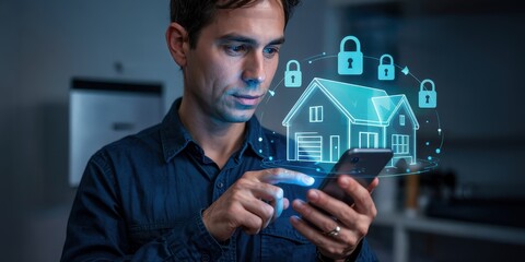 Digital home security on a mobile device.