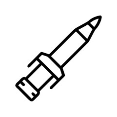 Rocket Launcher Tube Icon Design
