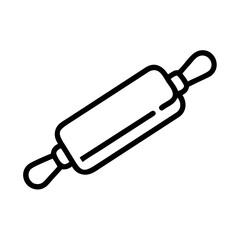 Rolling Pin for Dough Preparation Icon Design
