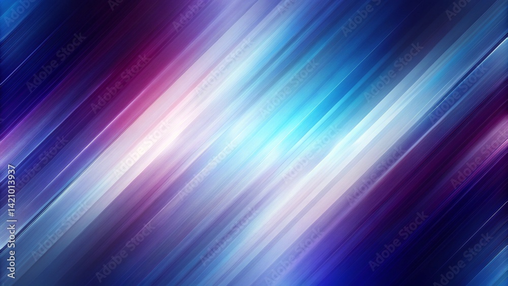 Poster Blur blue color fast speed motion effect abstract for advertising background, modern digital dynamic pattern design with futuristic technology style for promotional visual content