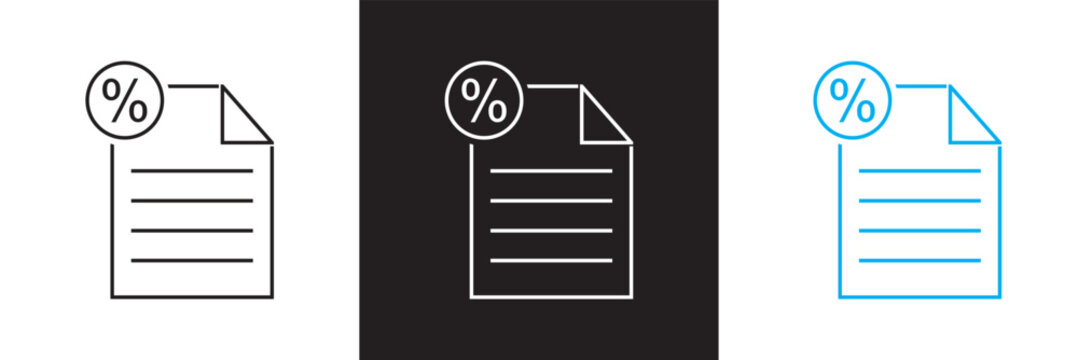 Loan and Credit  icon. Mortgage, credit rating, calculator  icon. Vector for websites, mobile interfaces, presentations, banner, visual branding etc. Vector illustration. EPS 10