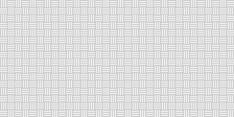 Abstract overlapping vector white and gray Pattern wave lines fabric square line background. seamless fabric geomatics overlapping create retro line pattern design.	
