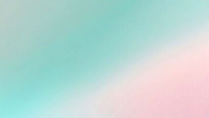 Abstract Pastel Gradient Background: Soft Pink and Mint Green