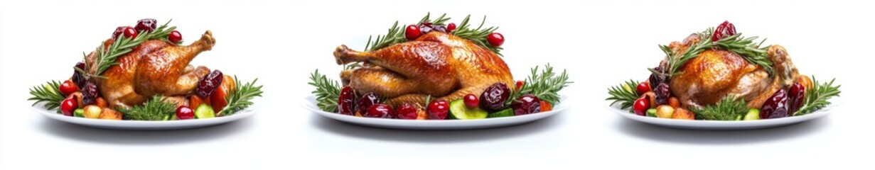 Roasted Turkey with Seasonal Garnish