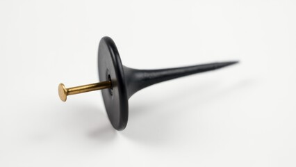 Vintage Hat Pin Isolated On White