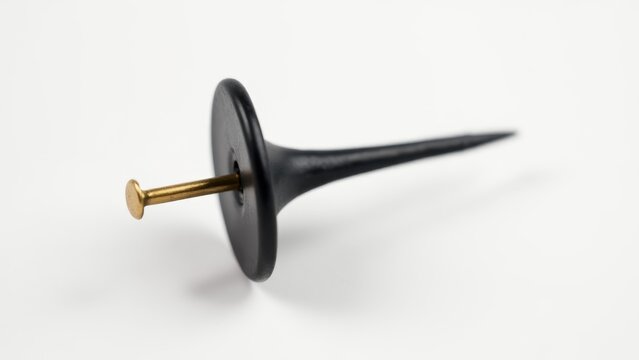 Vintage Hat Pin Isolated On White