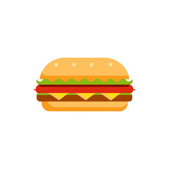 Branded Submarine Sandwich with Label on Transparent Background