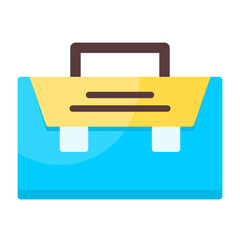 Business Portfolio Flat Flat Icon