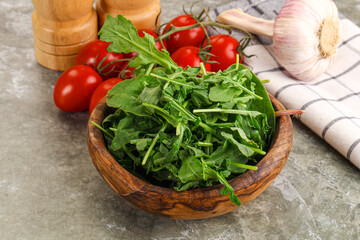 Arugula and spinach mix salad