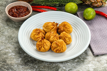 Tibetian cuisine - Momo stuffed dumplings