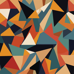 abstract geometric seamless pattern