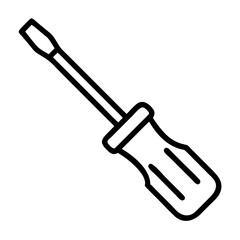 Screwdriver with Insulated Handle Icon Design