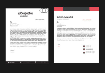 Adove letterhead 30,etterhead template vector, minimalist style, printing design, business template, flyer layout, Blue concept background,Letterhead template in Abstract style design
