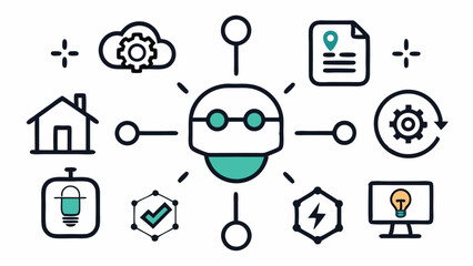 Fototapeta premium Vector set of editable innovation icons designed for modern digital applications with clean lines professional style and creative interface design elements