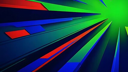 Fototapeta premium Abstract Radial Lines: Vibrant Color Burst