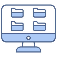 File Explorer Blue Icon