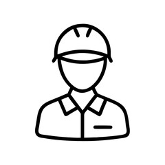Soldier Wearing Helmet and Uniform Icon Design
