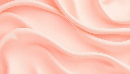 Fototapeta premium Soft Peachy Fabric Drape (2)