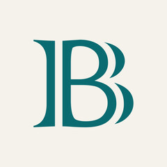 Letter b logo vector template Creative b Letter initial logo design