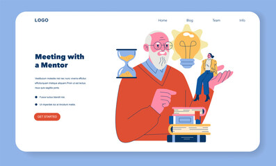 FOBO. Flat Vector Illustration