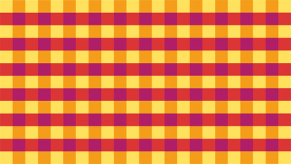 Combine sunset and gingham for warm, stylish wallpaper and cozy backgrounds.