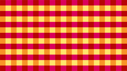 Sunset-inspired gingham wallpaper delivers gentle, calming backgrounds.