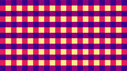 Pastel gingham wallpaper and sunset hues inspire soothing decorative backgrounds.