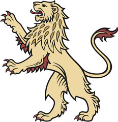 vector illustration of a lion